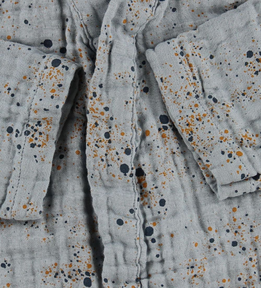 Soft Gallery Bathrobe - Mini Splash - Ocean Grey