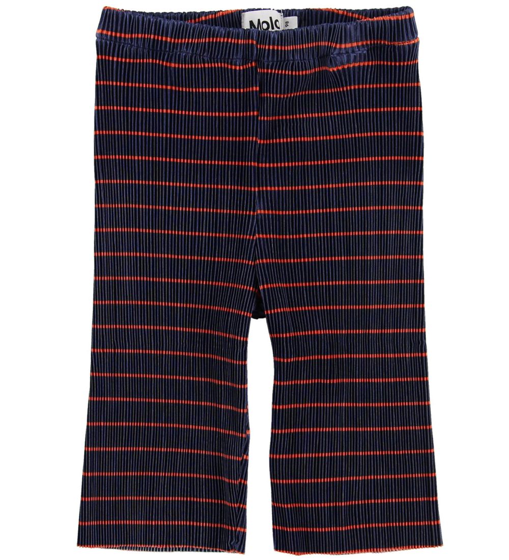 Molo Trousers - Aliecia - Navy Red Stripe