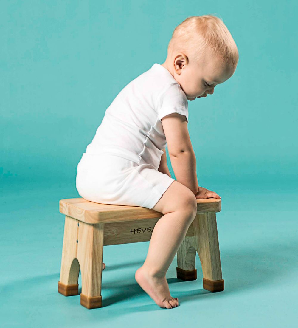 Hevea Stool - Rubberwood - Natural