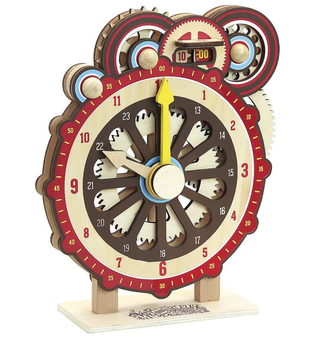 Vilac Clock - Wood - Learn To Tell Time