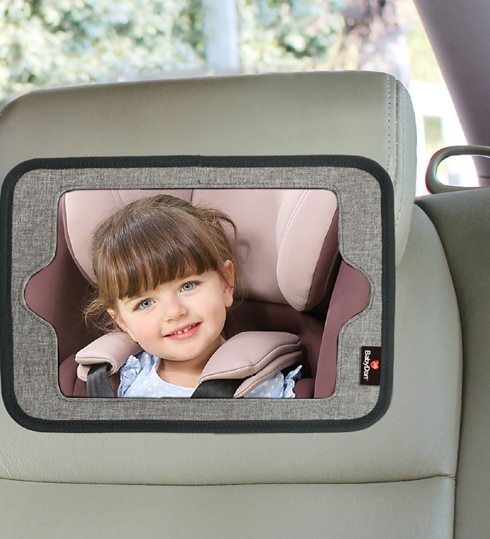 BabyDan Tablethalterung m. Spiegel - Lux Grey