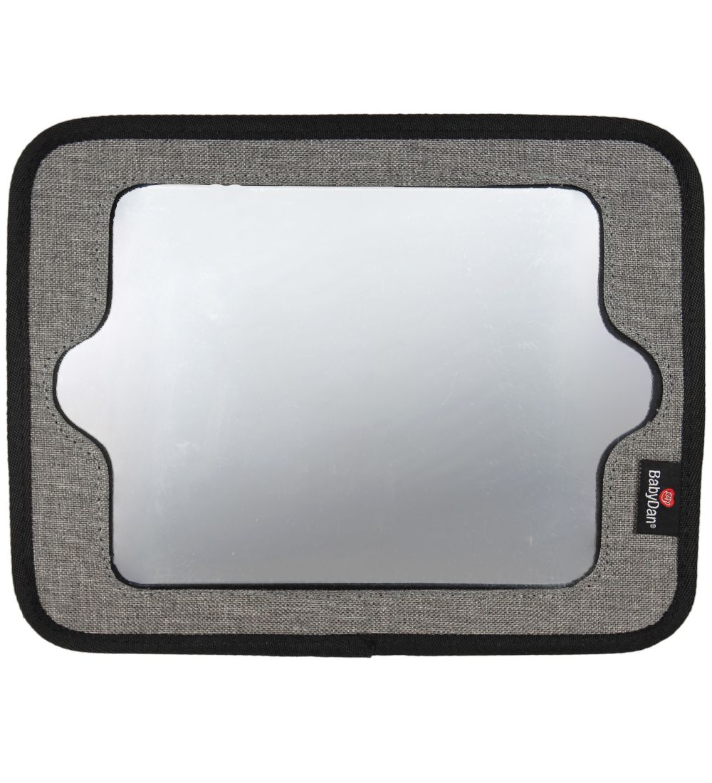 BabyDan Tablethalterung m. Spiegel - Lux Grey
