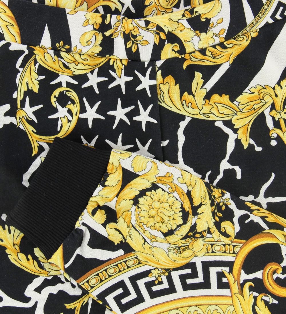 Versace Sweatpants - Black w. Gold Print » 30 Days Return