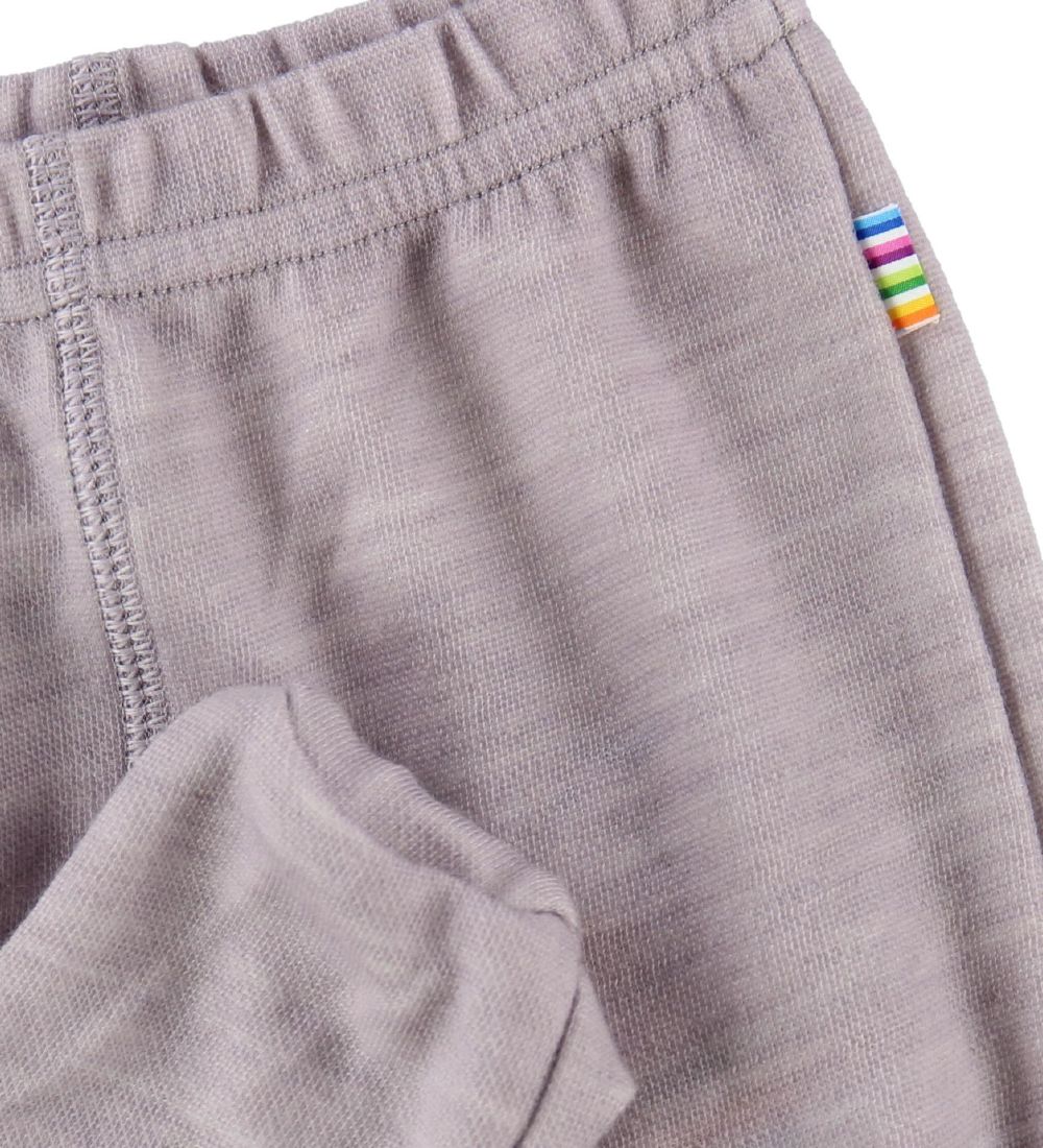 Joha Leggings w. Foot - Wool/Bamboo - Lavender