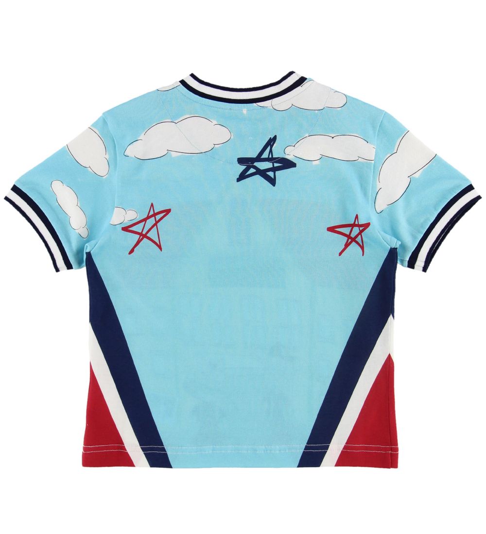 Dolce & Gabbana T-shirt - Back To School - Light Blue w. School