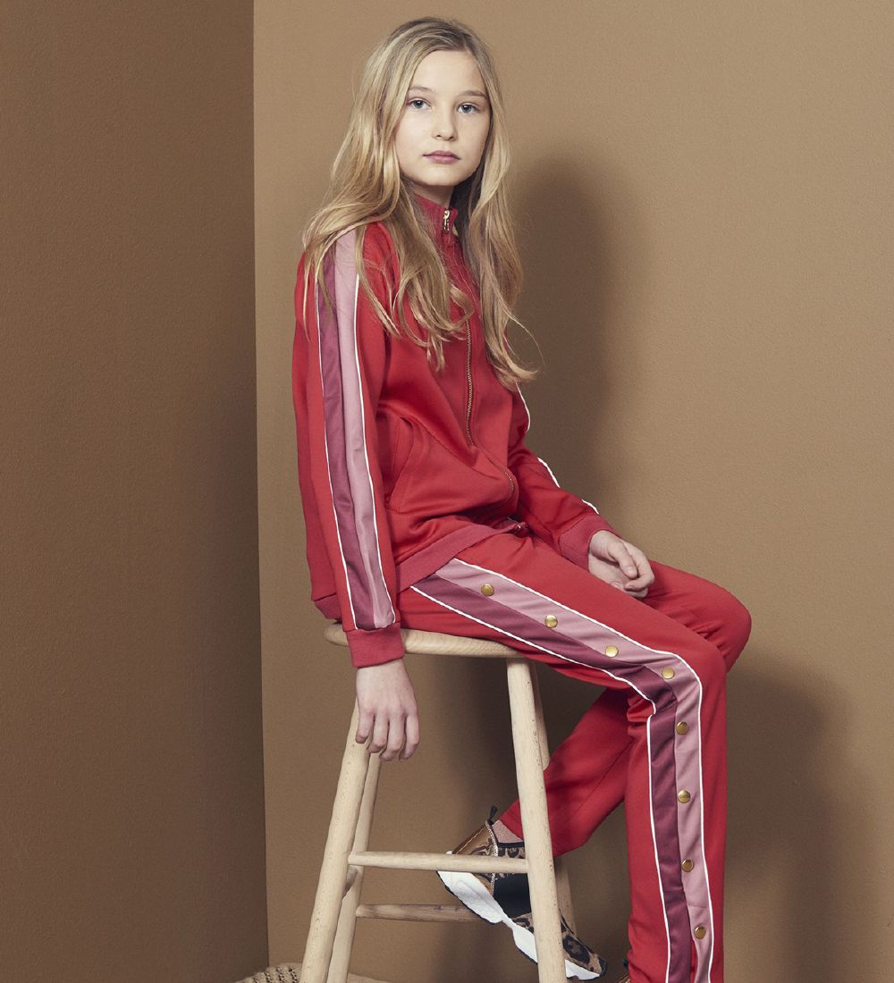 Petit by Sofie Schnoor Trousers - Charlot - Red w. Stripe