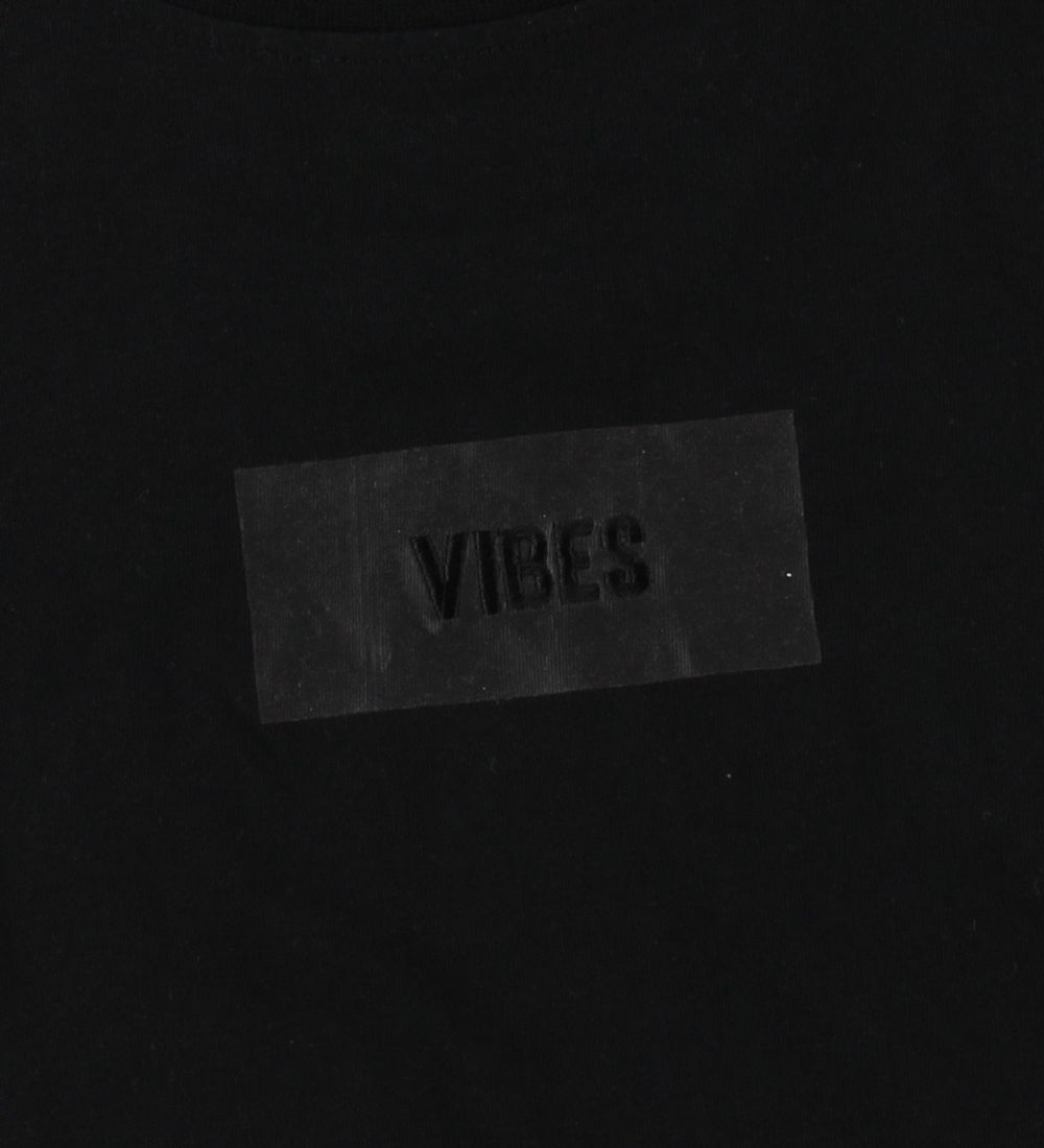 Hound T-shirt - Black w. 'Vibes'