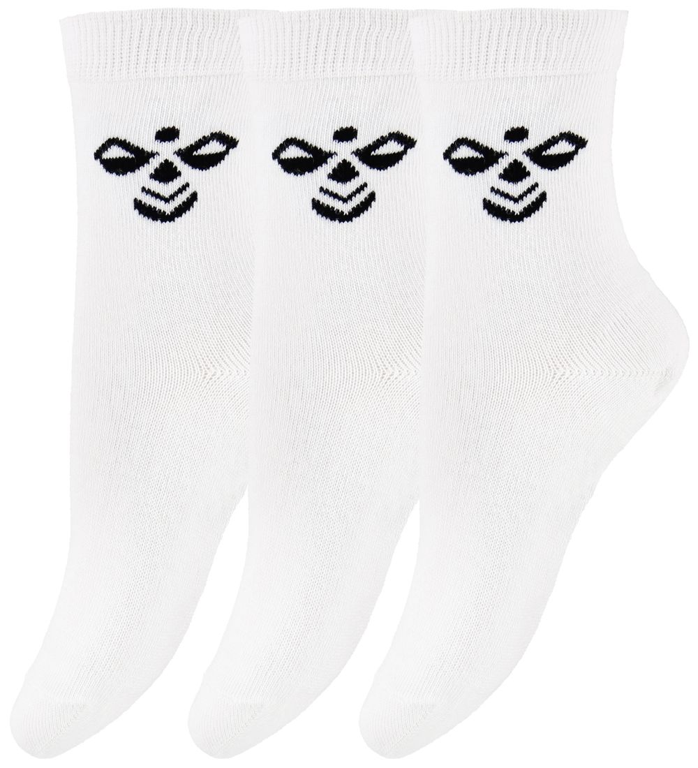 Hummel Socks - HMLSutton - 3-pack - White » ASAP Shipping