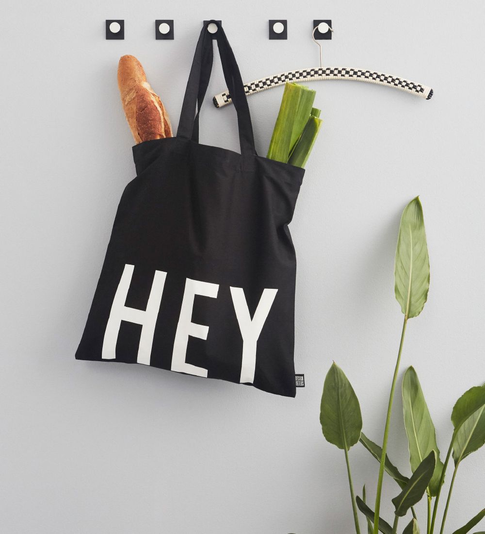 Design Letters Shopper - HEY - Schwarz