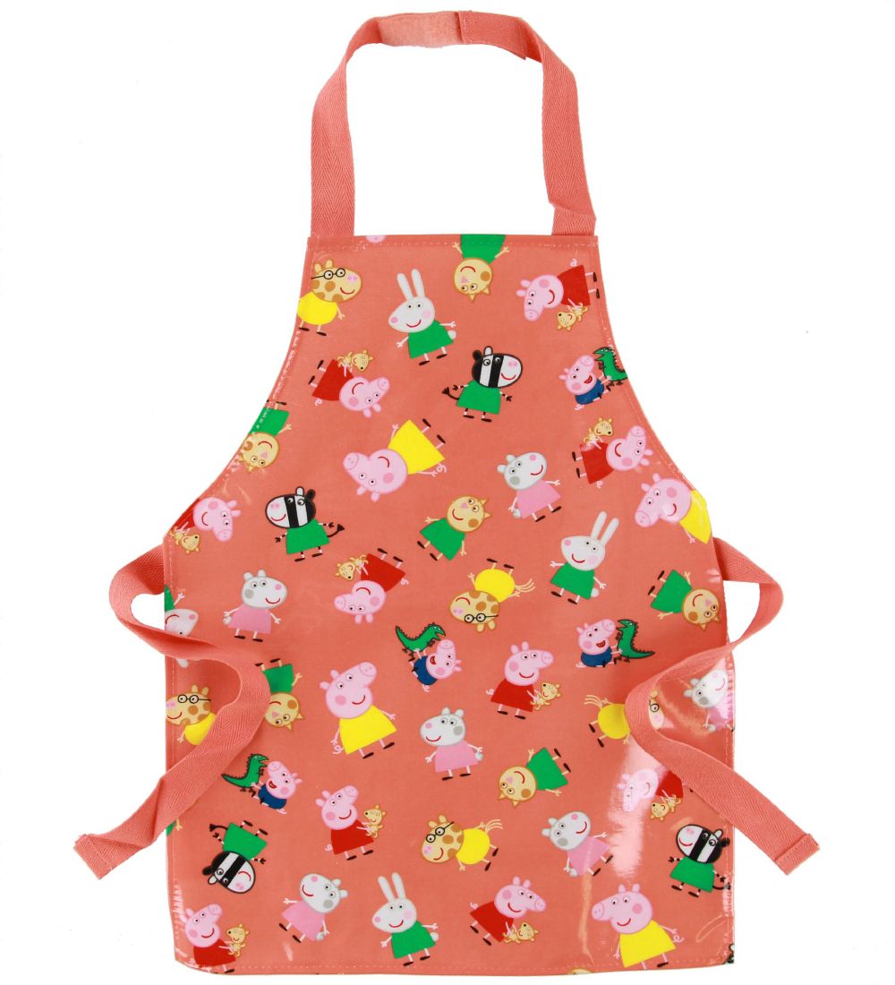 Petit Jour Paris Apron - Orange w. Peppa Pig