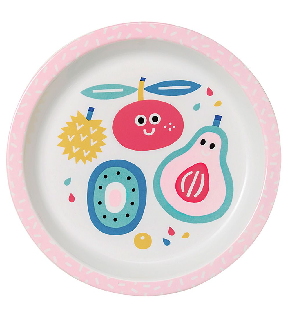 Petit Jour Paris Dinner Set - Melamine - White w. Fruits
