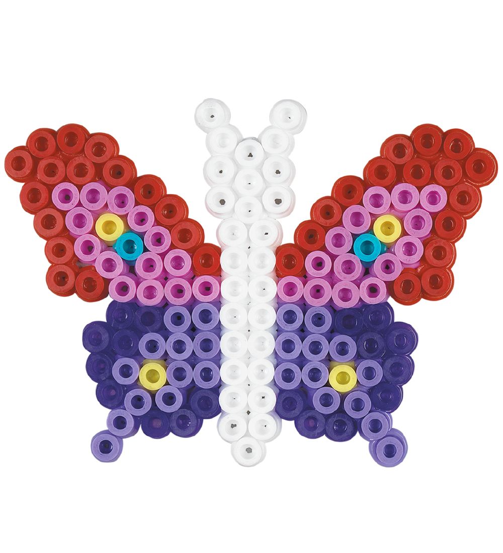 Hama Midi Beads Set - 1100 pcs. - Butterfly & Flower