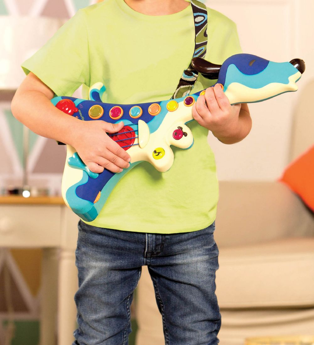 B. toys Guitar M. Hljóð - Woofer - Blár