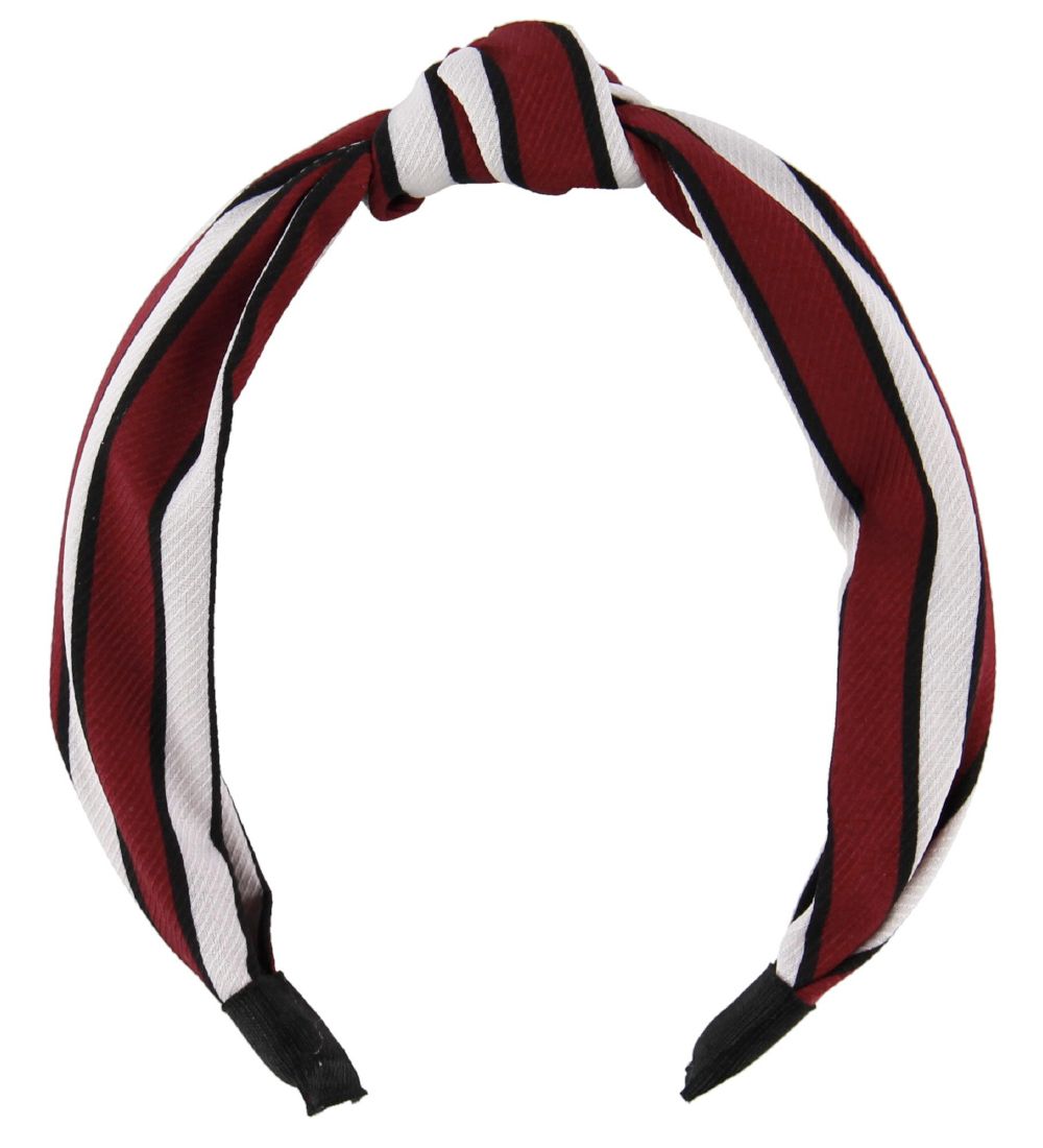 Lehof Hairband - Line - Bordeaux w. Stripes