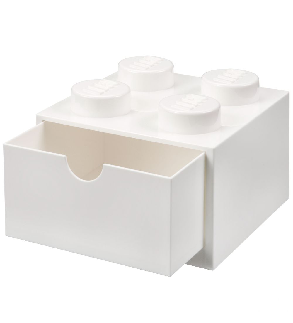 LEGO® Storage Storage Drawer - 4 Knobs - 15x15x9 - White