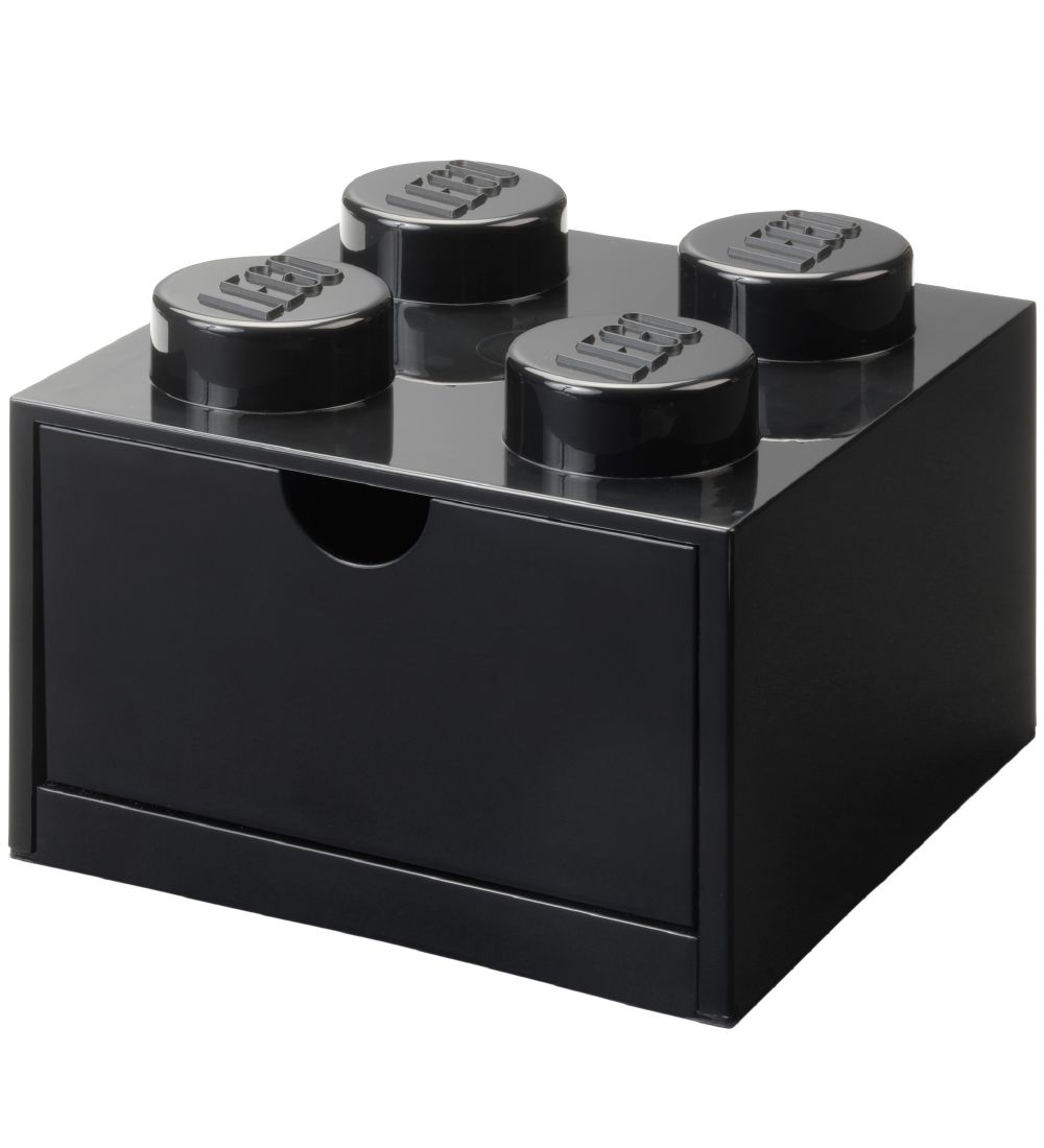LEGO® Storage Storage Drawer - 4 Knobs - 15x15x9 - Black