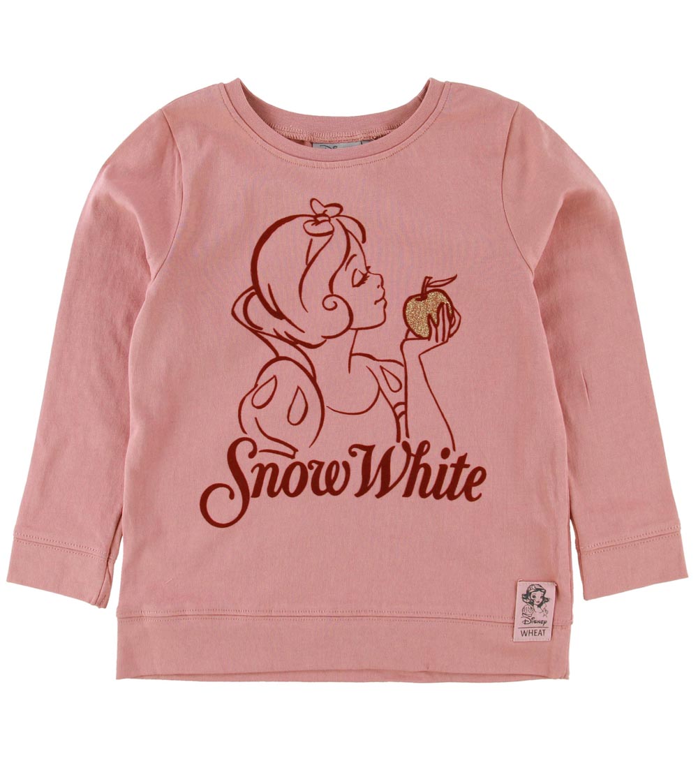 Wheat Disney Long Sleeve Tee - Snow White Flock - Soft Rouge
