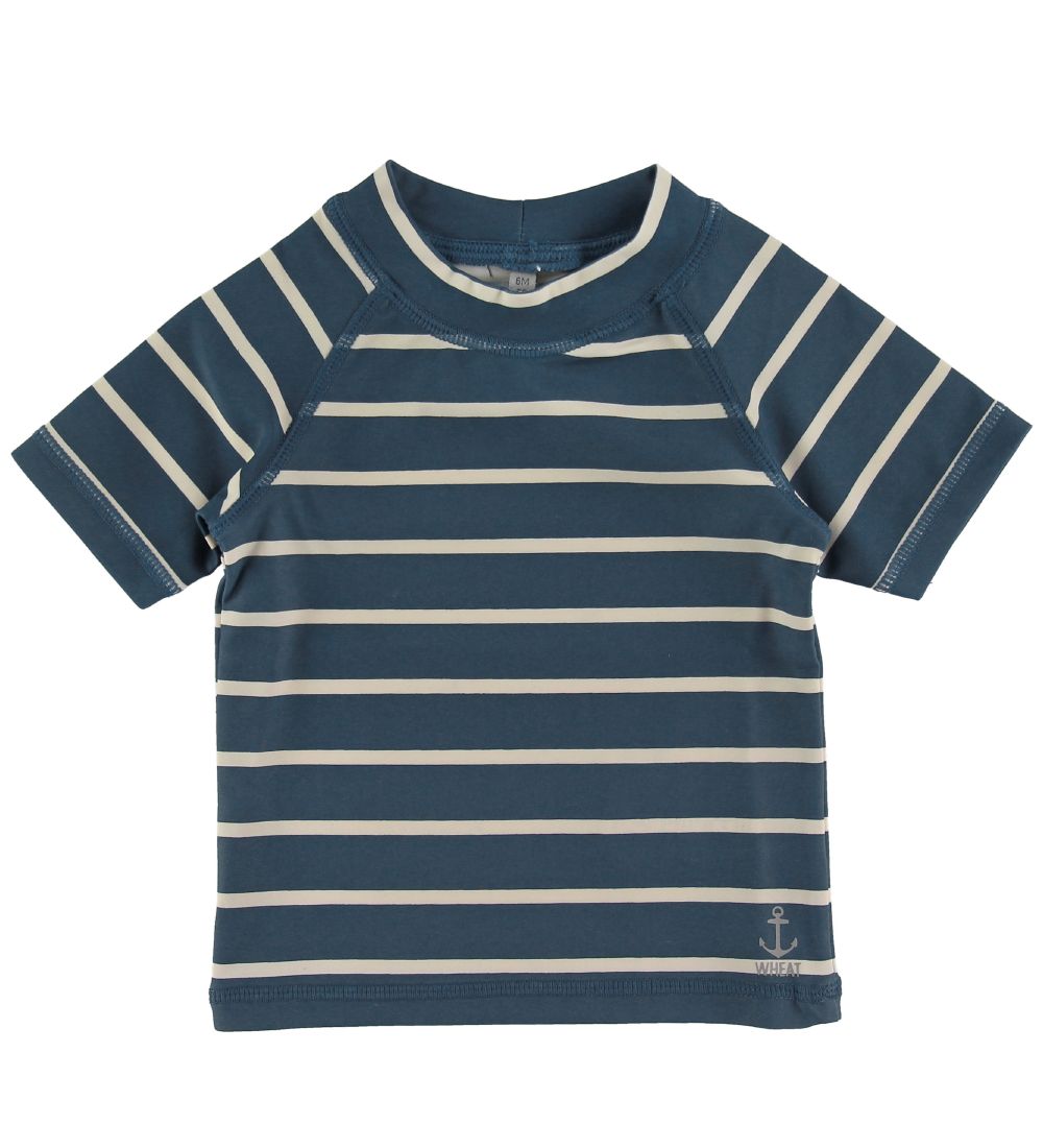 Wheat Swim Top s/s - UV50+ - Jackie SS - Indigo