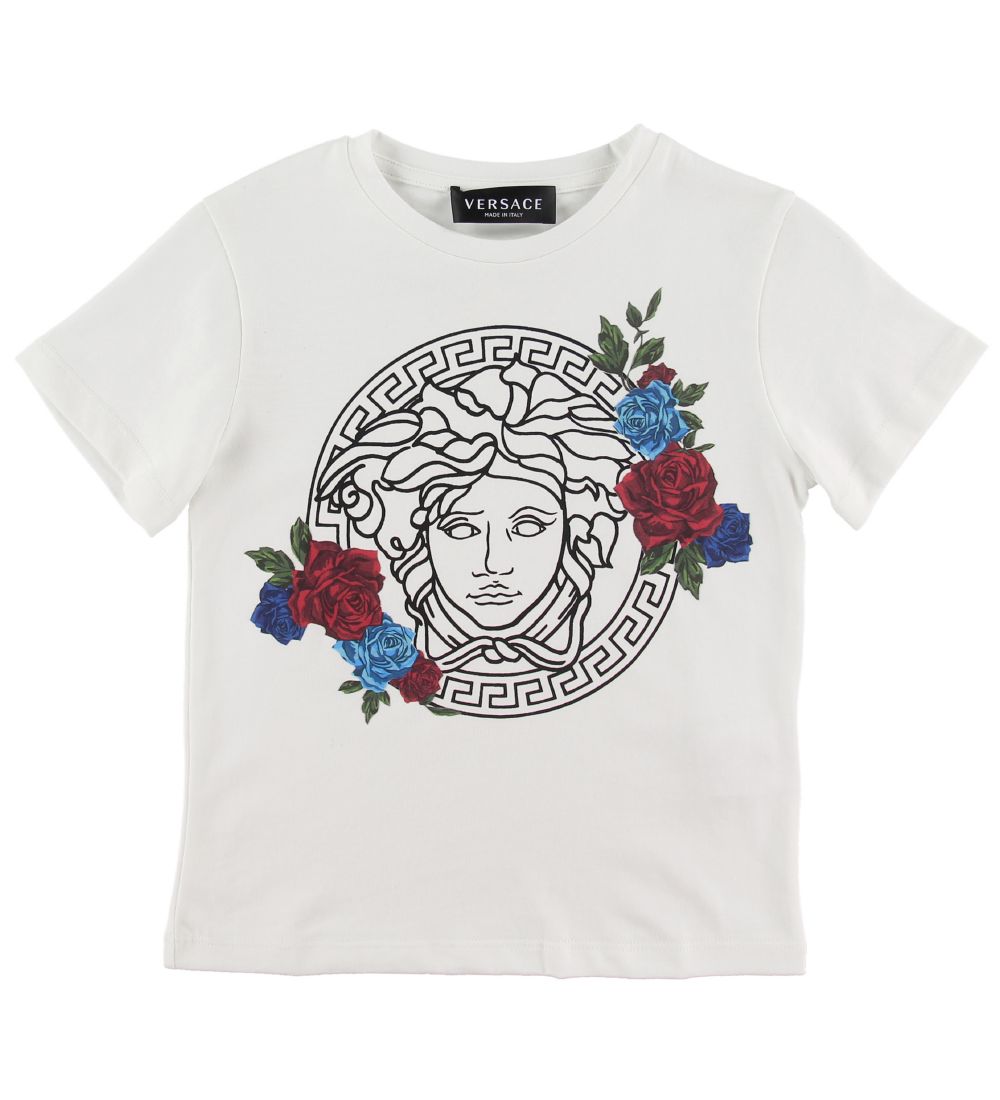 Versace T-shirt - White w. Logo