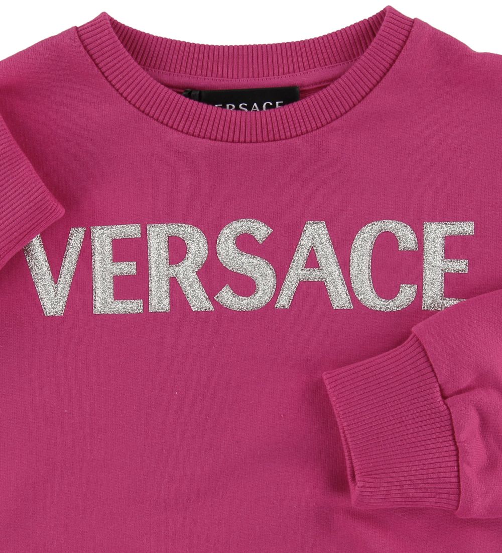 Versace Sweatshirt - Fuchsia w. Logo