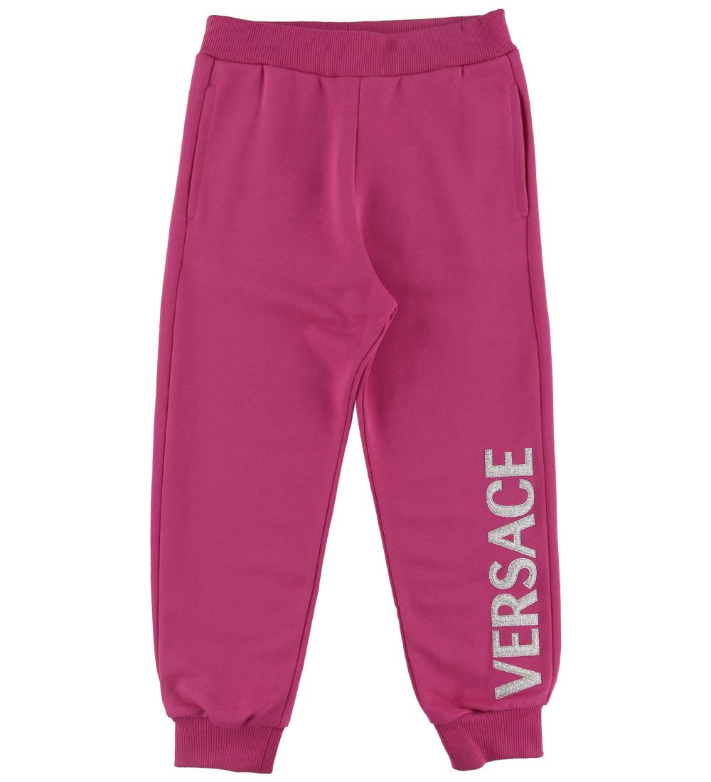 Versace Sweatpants - Fuchsia w. Logo