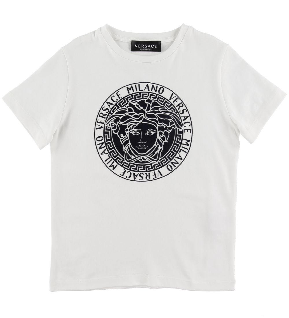 Versace T-shirt - White w. Logo