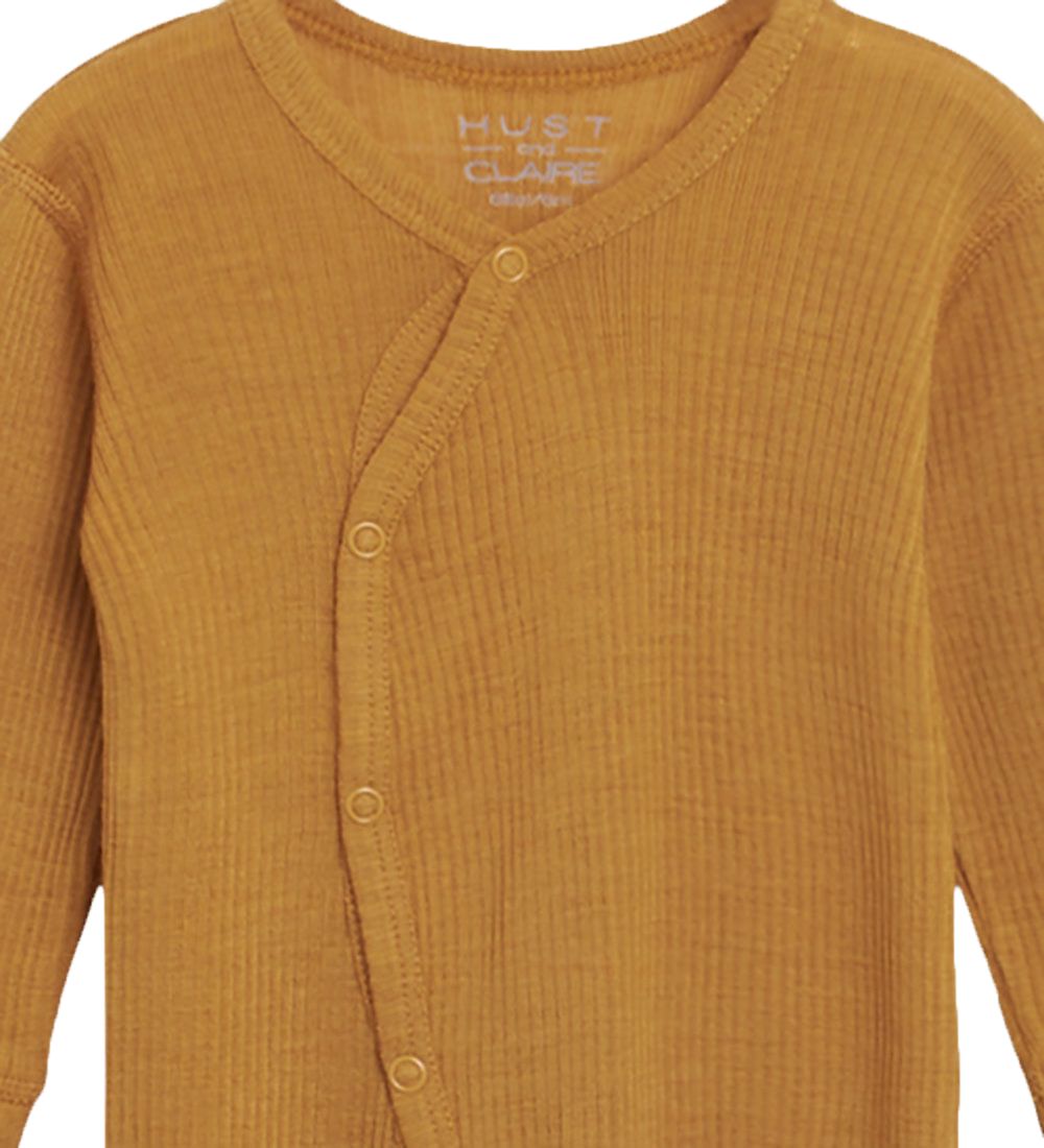 Hust and Claire Jumpsuit - Messi - Wool/Bamboo - Mustard