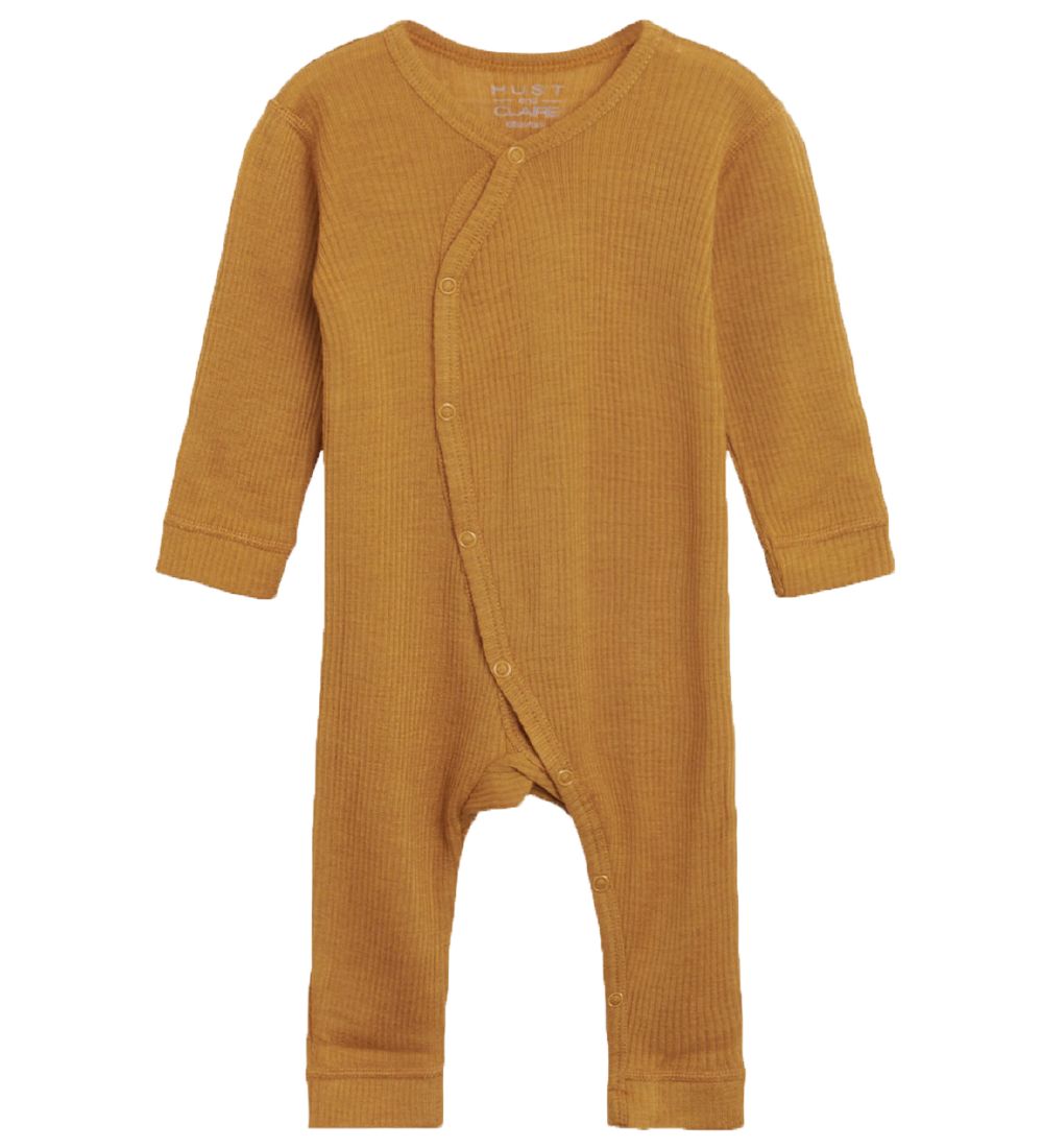 Hust and Claire Jumpsuit - Messi - Wool/Bamboo - Mustard
