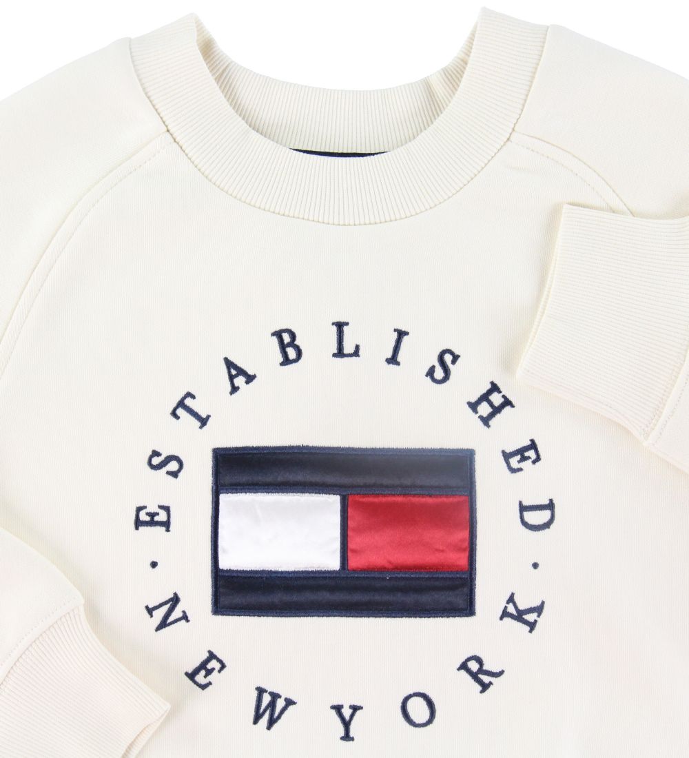 Tommy Hilfiger Sweatshirt - Ivory w. Logo