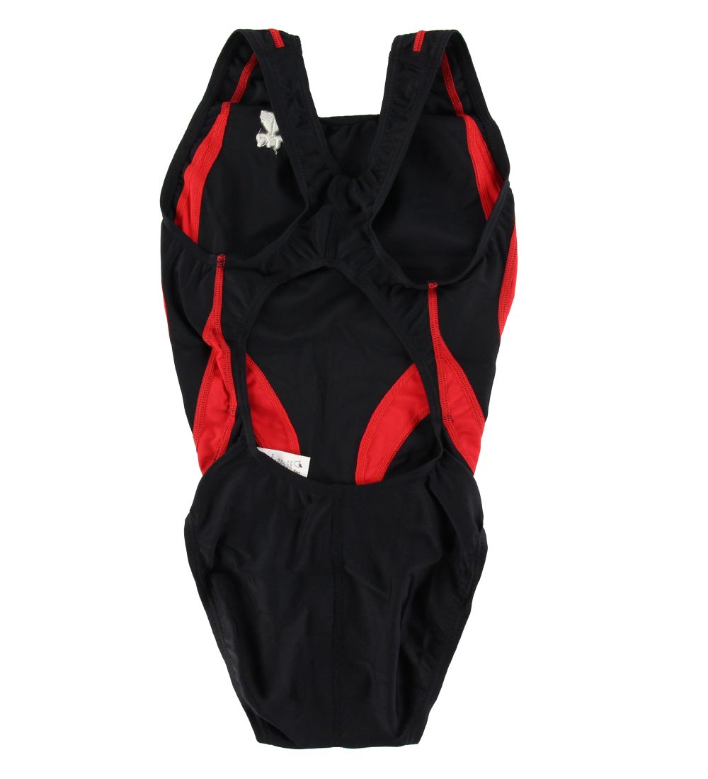 TYR Swimsuit - Alliance Team SPlice Maxback - Black/Red