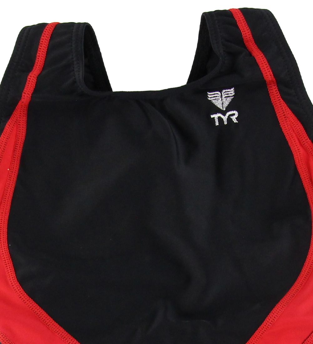 TYR Swimsuit - Alliance Team SPlice Maxback - Black/Red