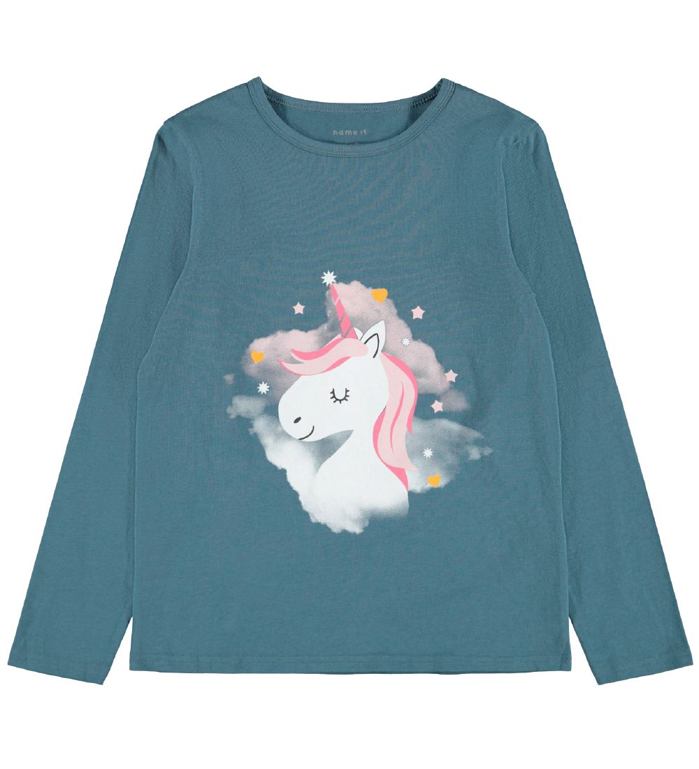Name it Pyjamas Set - Noos - NkfNightset - Real Teal Unicorn