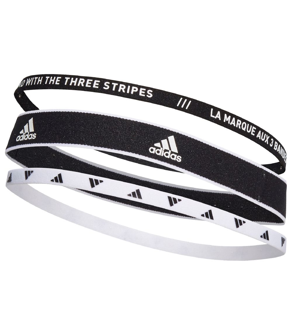 adidas Performance Headband - 3-pack - Black/White