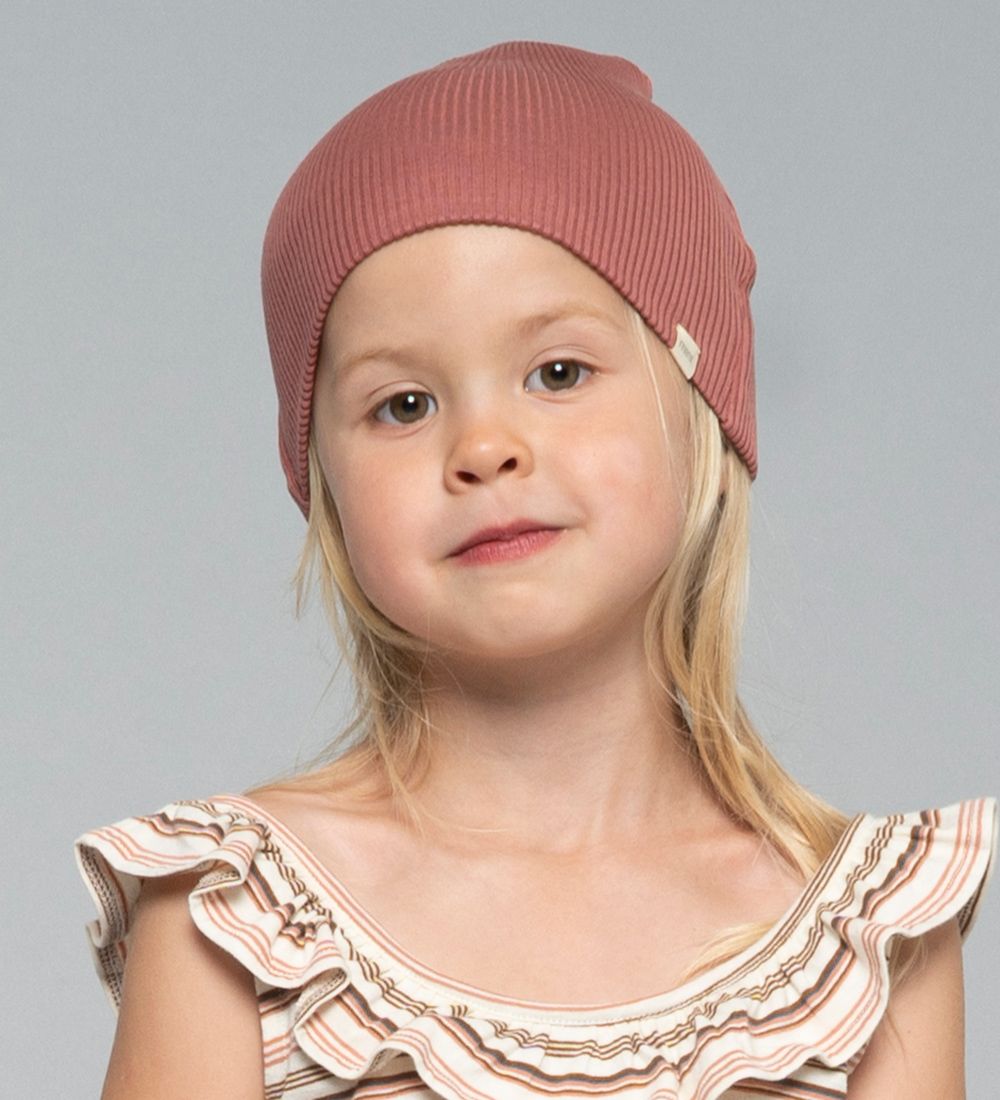 Bonnet Minimalisma - Soie/Coton - Bambi - Rouge antique