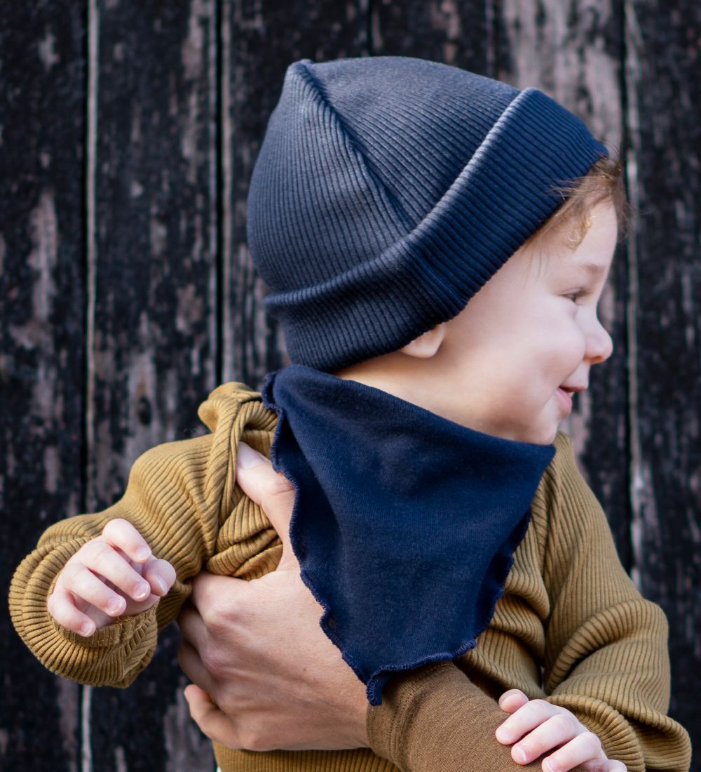Minimalisma Mütze - Seide/Baumwolle - Bambi - Dark Blue