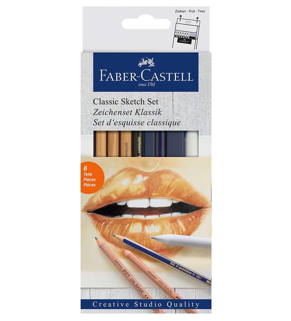 Faber-Castell Sketch Set - Classic Sketch - 6 pcs.