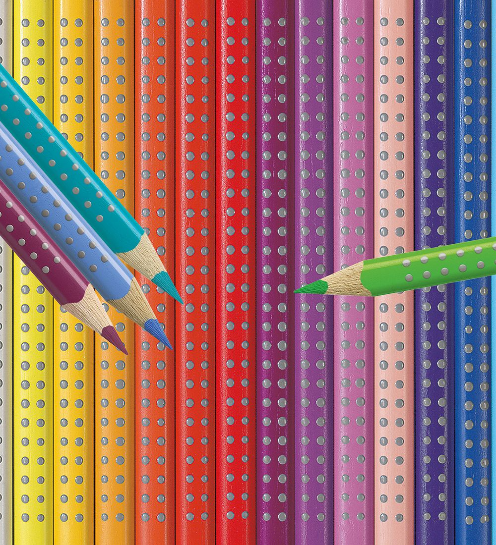 Faber-Castell Colouring Pencils - Grip - Watercolour - 24 pcs -