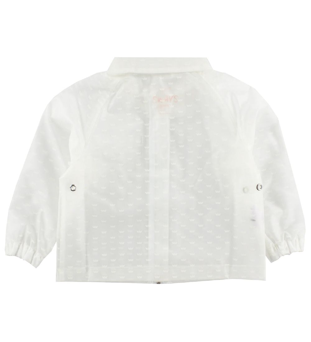 Sways Rain Jacket - PU - Trainer - Transparent White w. Logo
