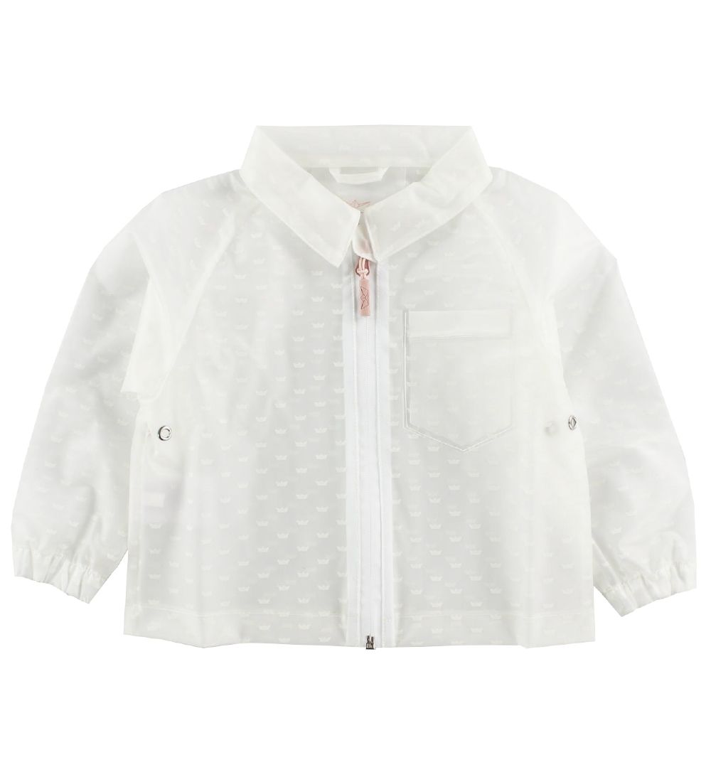 Sways Rain Jacket - PU - Trainer - Transparent White w. Logo
