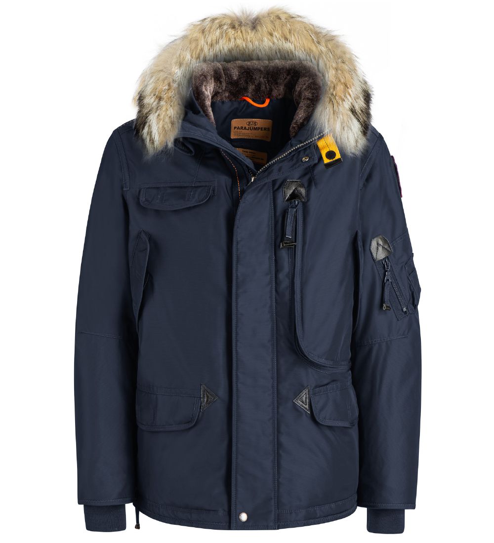 Parajumpers Down Jacket - Right Hand - Navy w. Fur edging