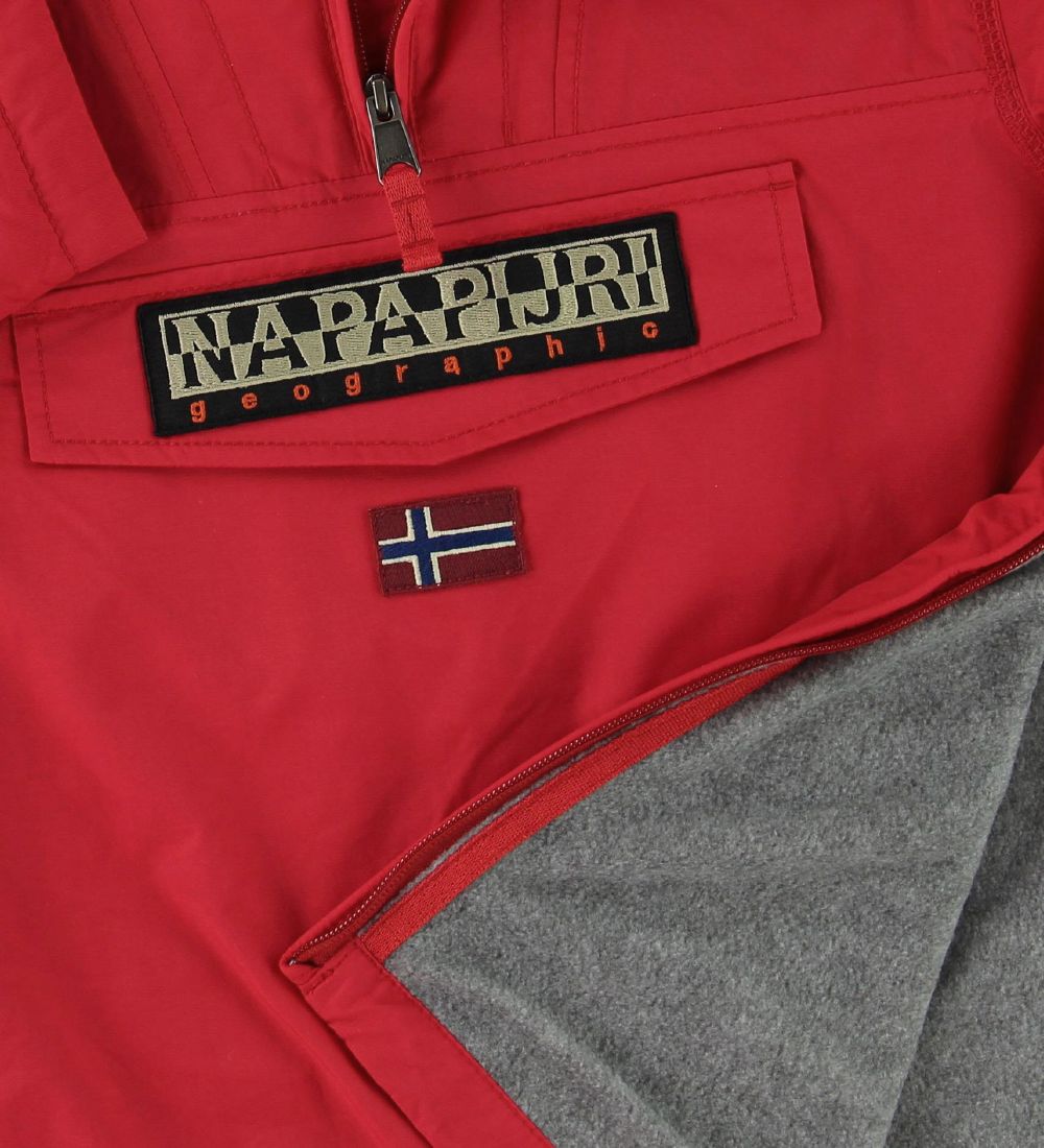 Napapijri Winter Coat - Rainforest Anorak - Red