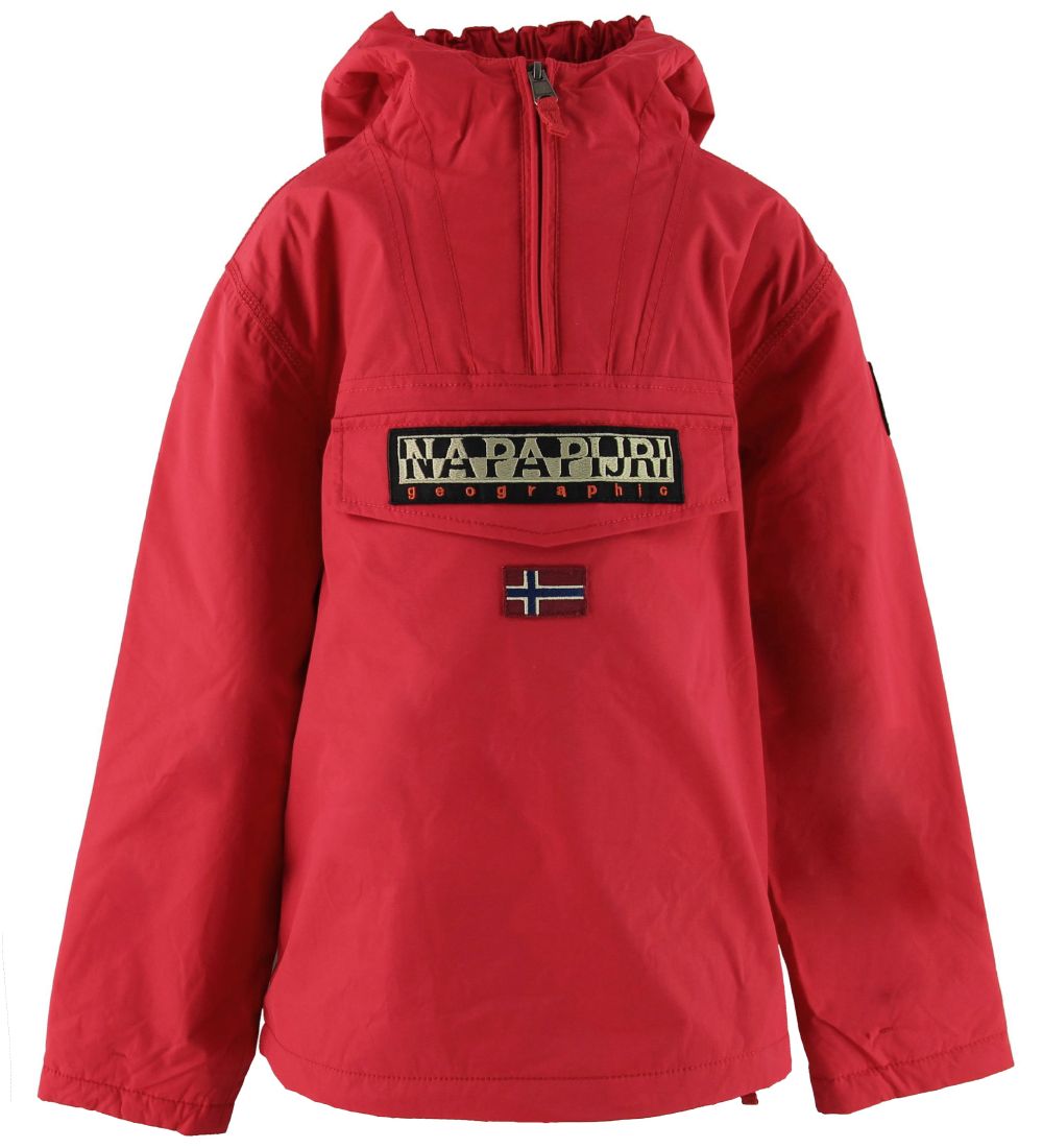 Napapijri Winter Coat - Rainforest Anorak - Red