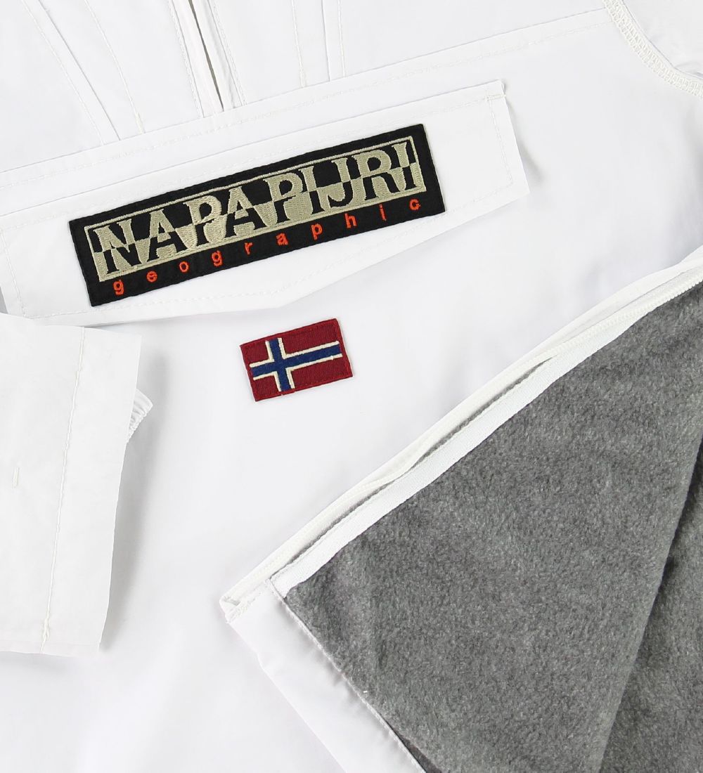 Napapijri Vinterjacka - Rainforest Anorak - Vit