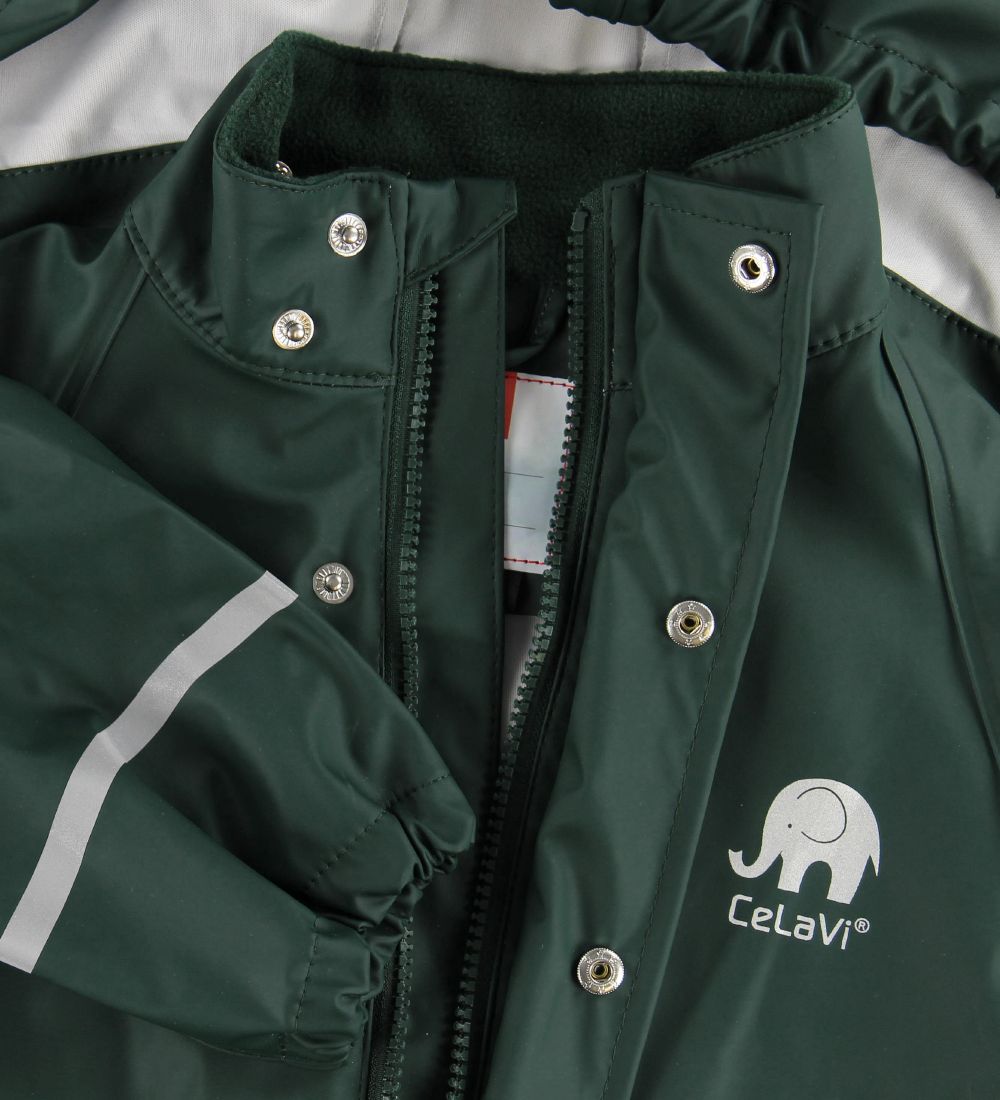 CeLaVi Rainsuit - PU - Dark Green