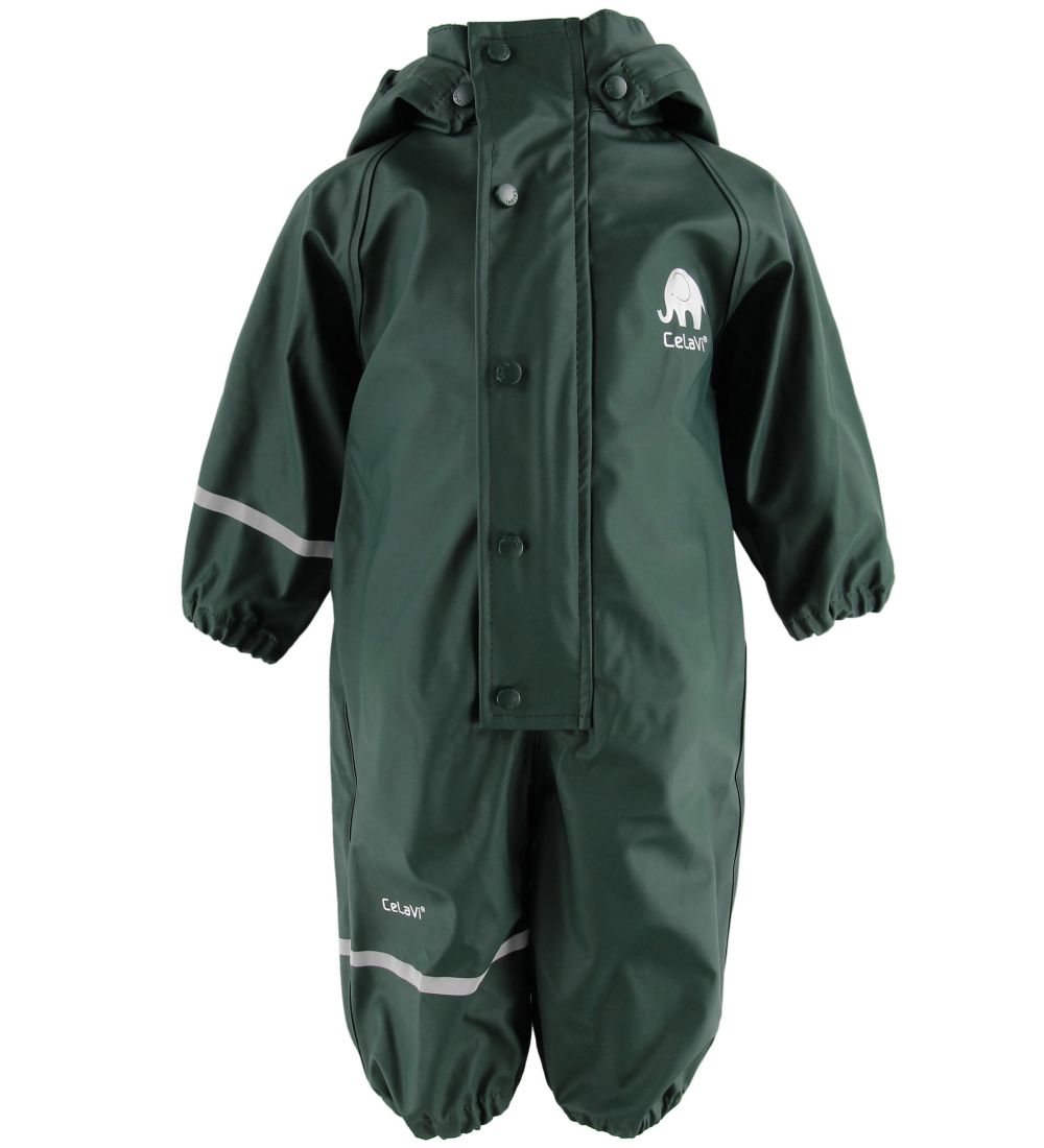 CeLaVi Rainsuit - PU - Dark Green