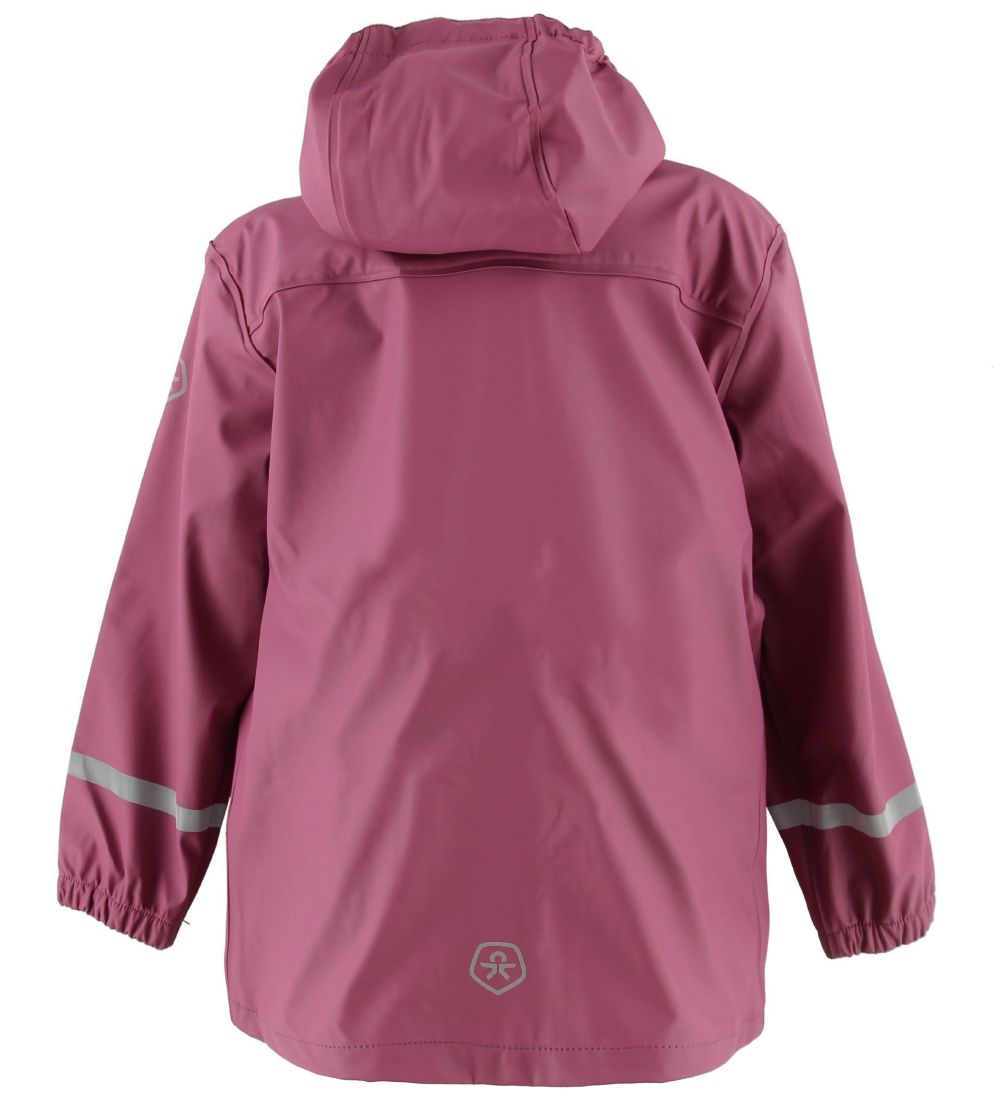 Color Kids Regenjacke - Eldon - PU - Dunkelrosa