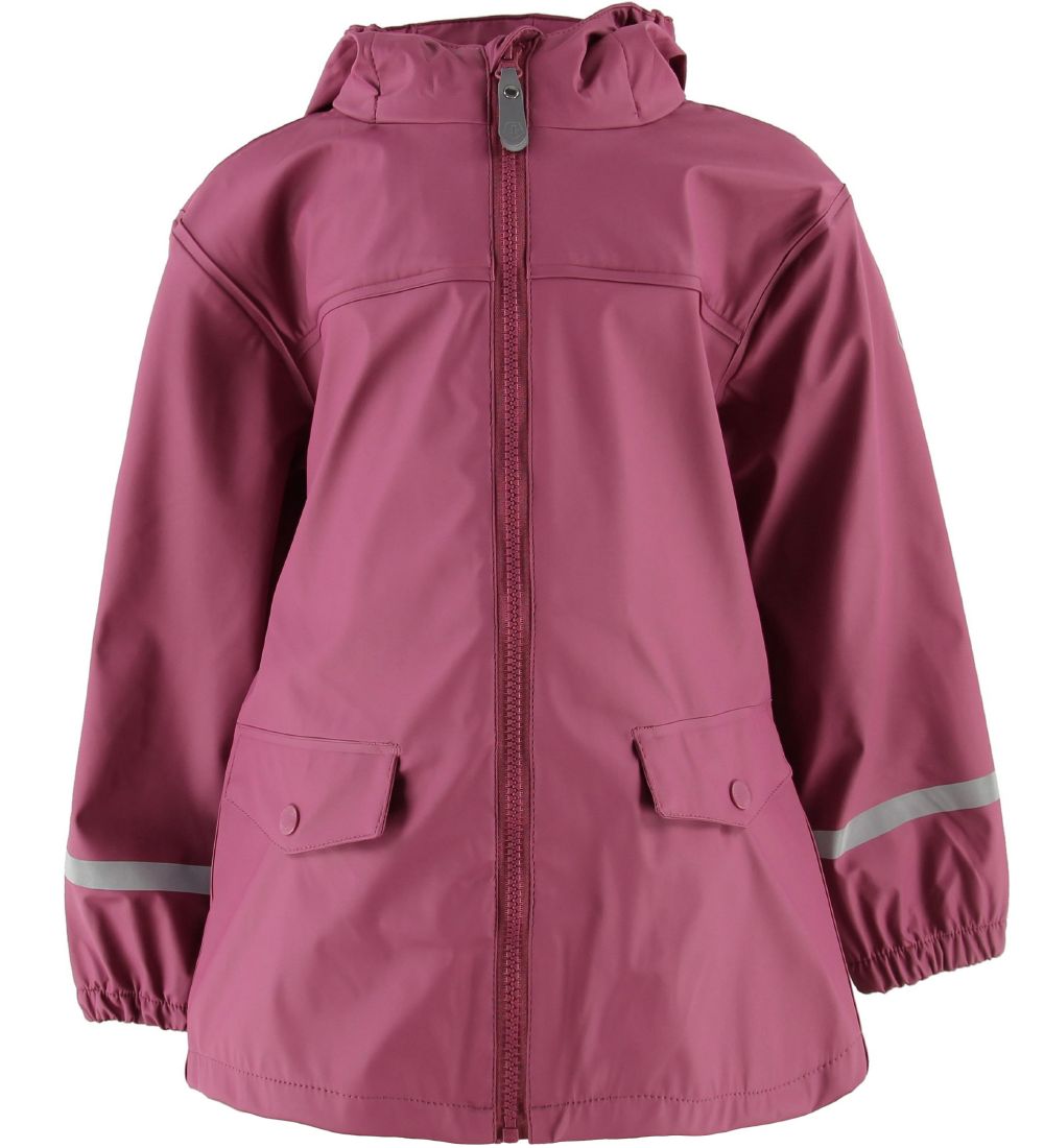 Color Kids Regenjacke - Eldon - PU - Dunkelrosa