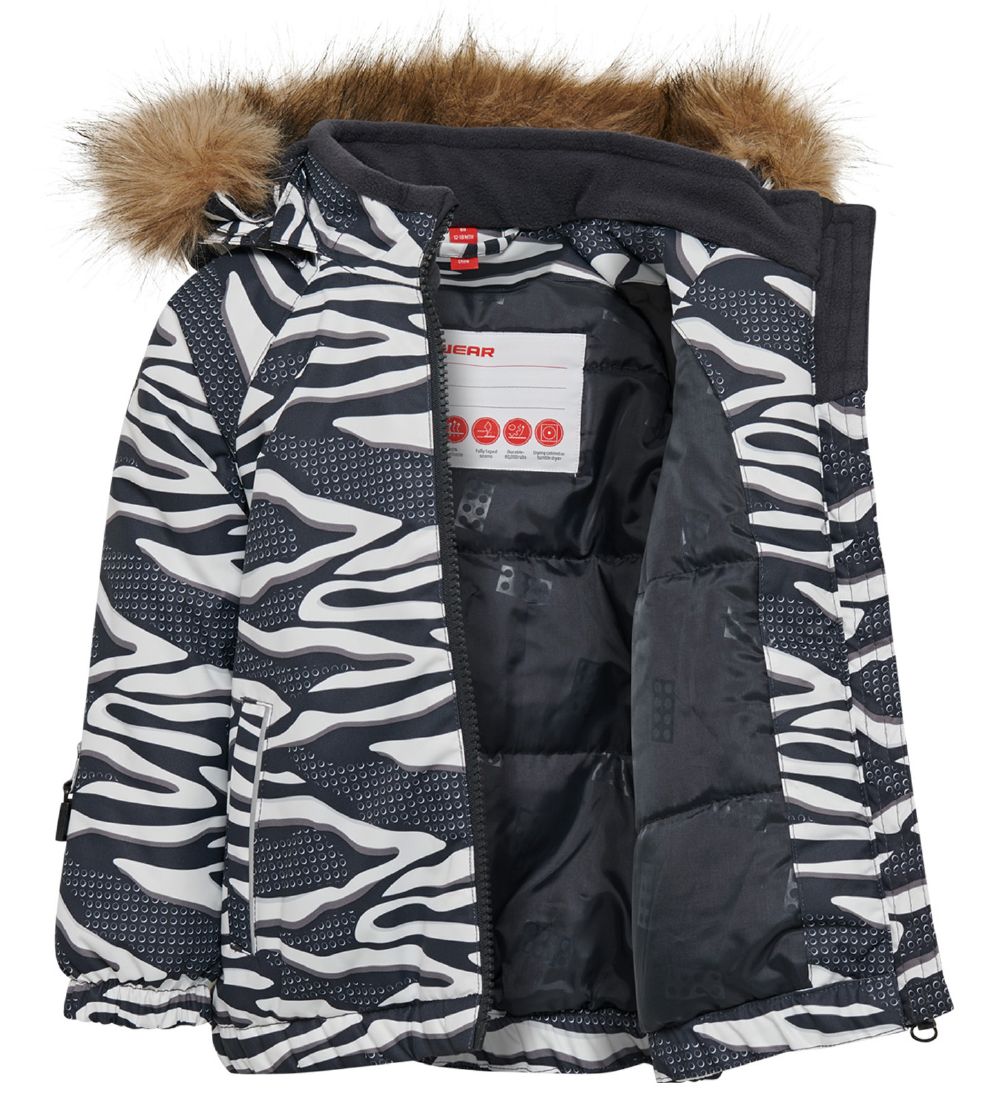 LEGO® Wear Winter Coat - LWJessica - Dark Grey/White
