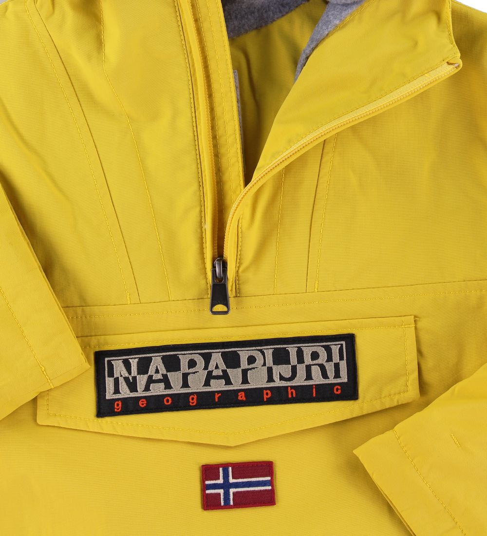 Napapijri Winter Coat - Rainforest - Yellow Oil