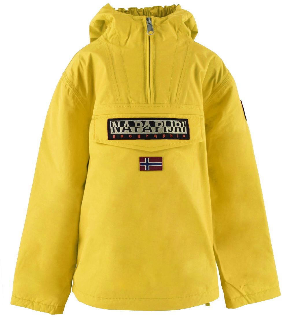 Napapijri Winter Coat - Rainforest - Yellow Oil